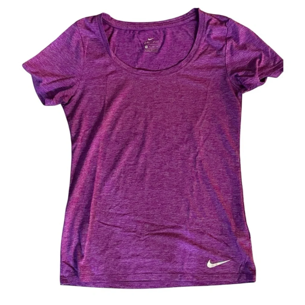 Nike Purple Fitted‎ Short Sleeve Tee